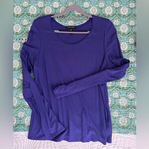 Eileen Fisher Women's Purple Long Sleeve Top sz S